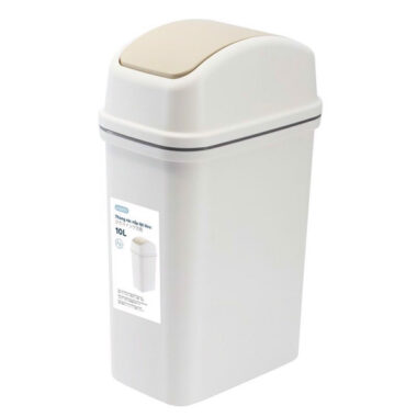 Thùng rác nắp lật Hiro 10L có lõi