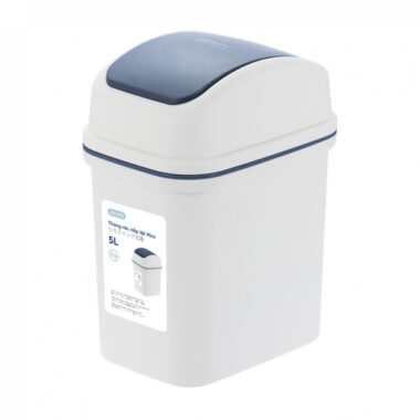 Thùng rác nắp lật Hiro 5L (Kèm ruột)