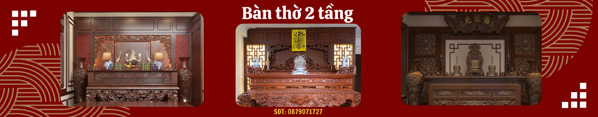 Bàn thờ 2 tầng