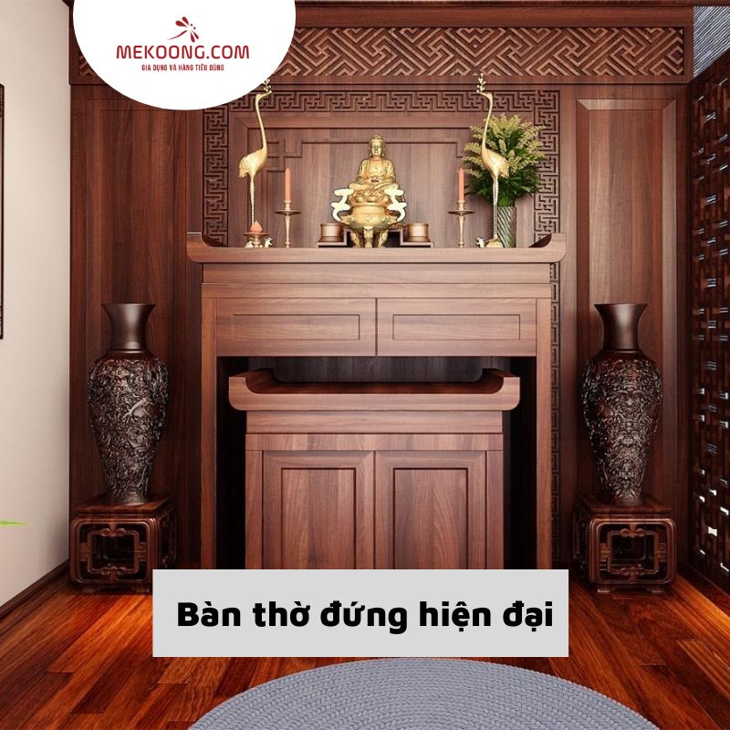 Bàn thờ đứng hiện đại