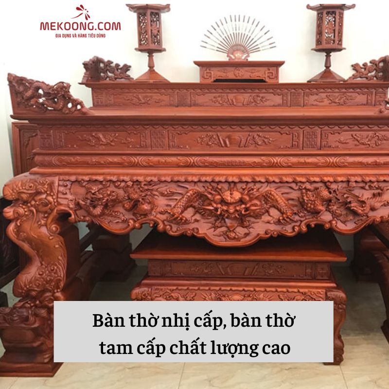 Ưu điểm khi lựa chọn bàn thờ 2 tầng, 3 tầng