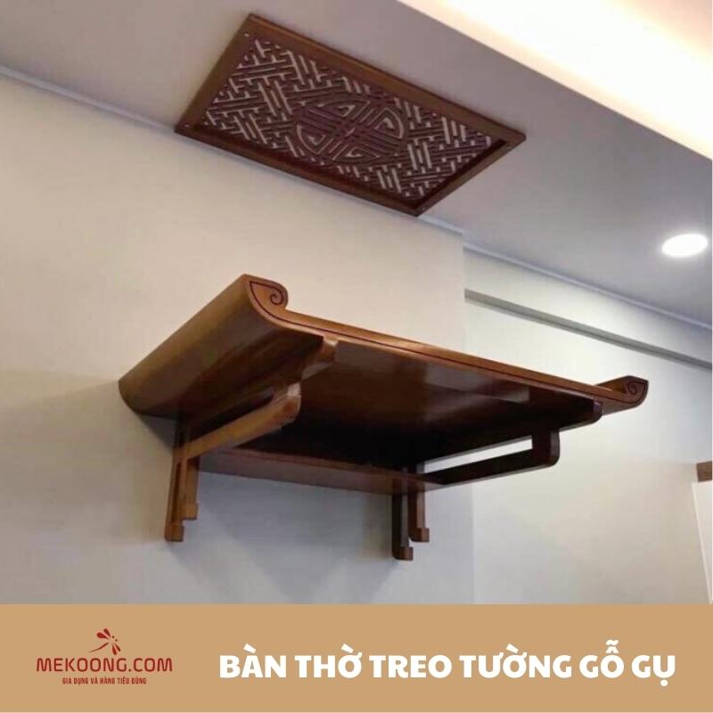 Bàn thờ treo tường gỗ Gụ