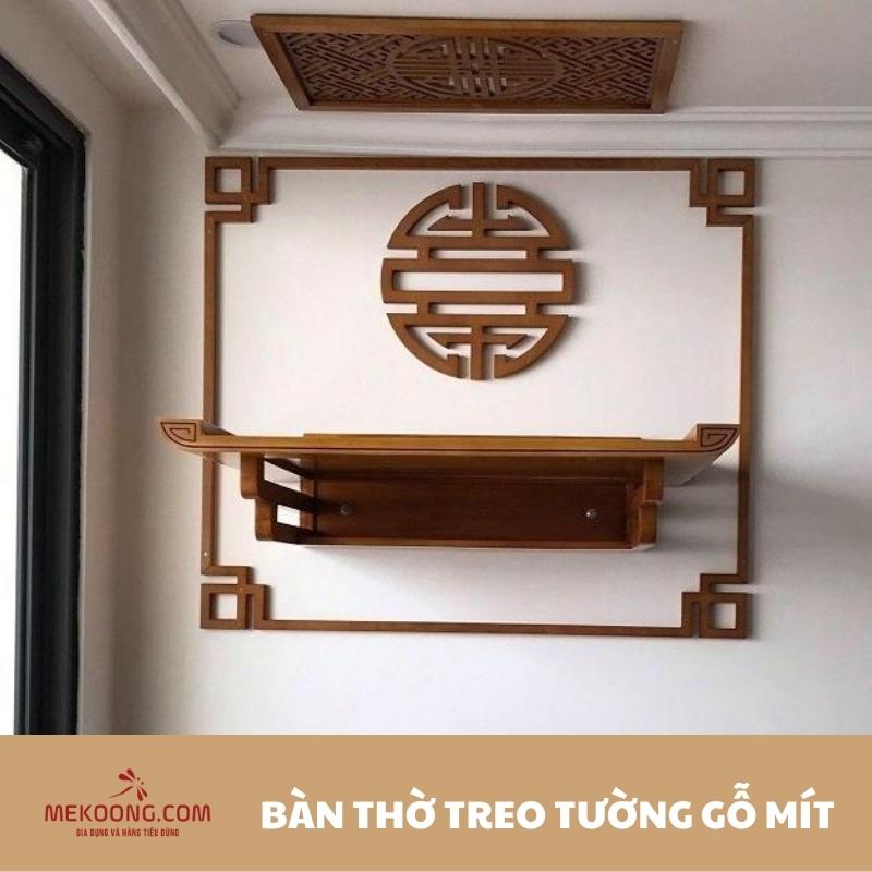 Bàn thờ treo tường gỗ Mít