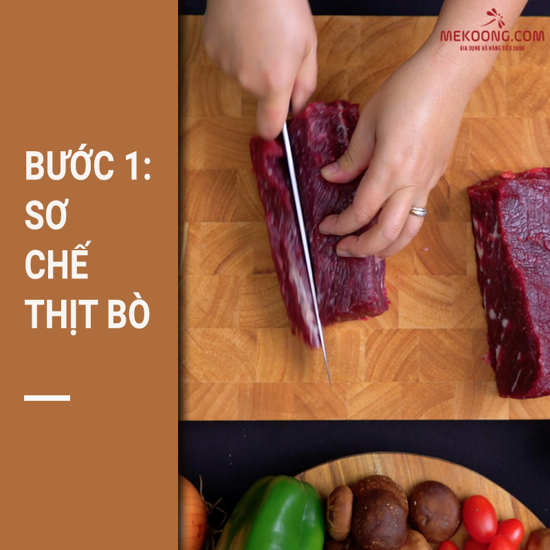 Sơ chế thịt bò Sơ chế thịt bò