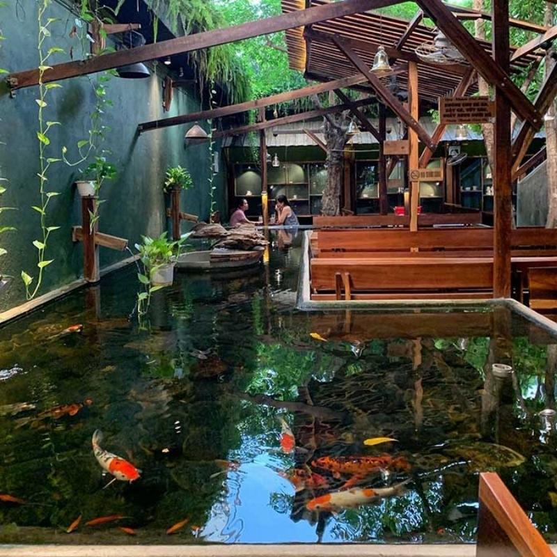 Các quán cafe cá Koi Sài Gòn hút khách thư giãn nhất