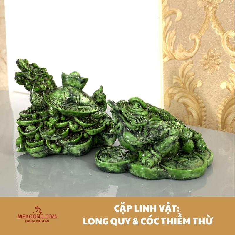 Cặp linh vật_ Long quy & Cóc thiềm thừ