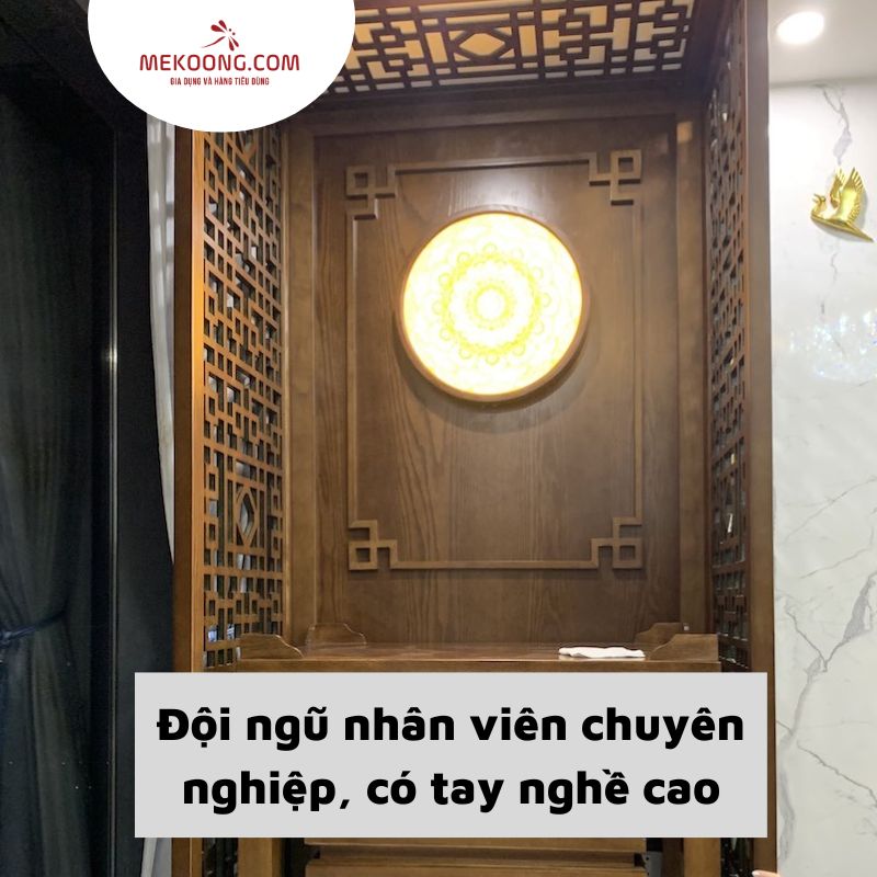 Đội ngũ nhân viên chuyên nghiệp, có tay nghề cao