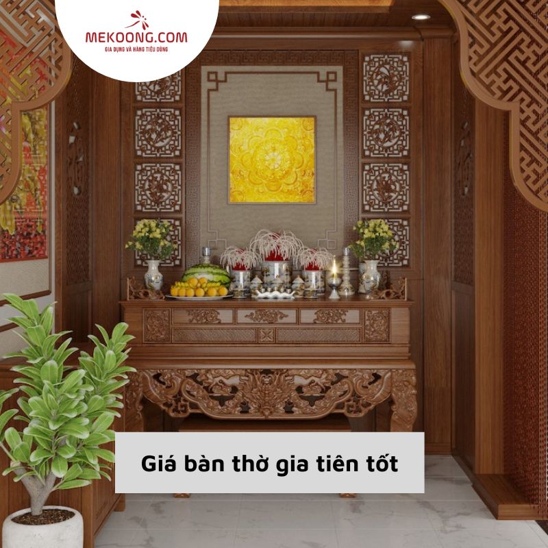 Giá bàn thờ gia tiên tốt