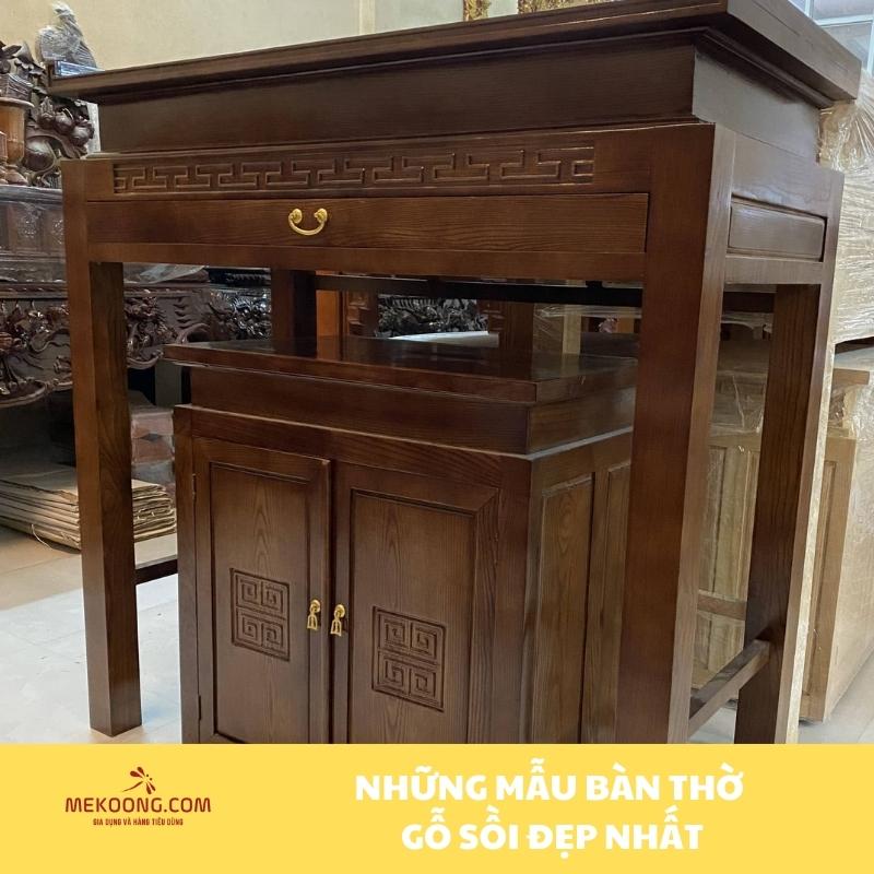 Những mẫu bàn thờ gỗ sồi đẹp nhất