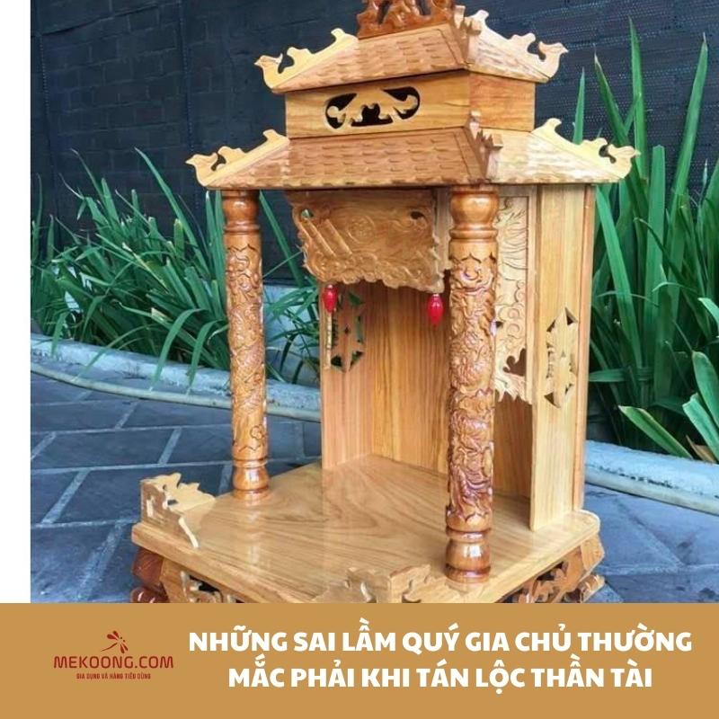 Những sai lầm quý gia chủ thường mắc phải khi tán lộc Thần Tài