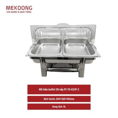 Nồi hâm buffet CN nắp PC YD-833P-2