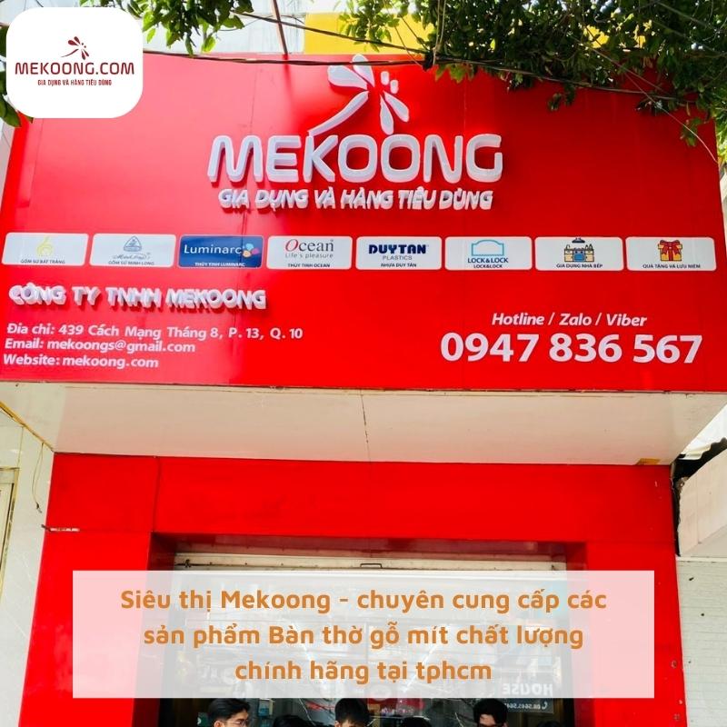 Siêu thị Mekoong - chuyên cung cấp các sản phẩm Bàn thờ gỗ mít chất lượng chính hãng tại tphcm