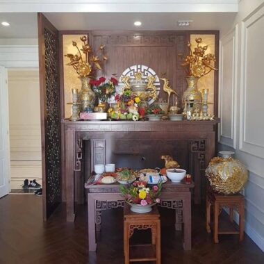 Bán bàn thờ gỗ ó chó đẹp