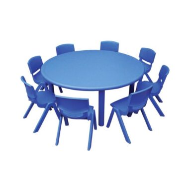 Bàn nhựa mầm non hình tròn