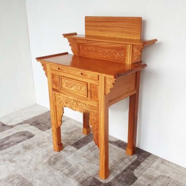 Bàn Thờ 2 Tầng Gỗ Gõ Đỏ Cao Cấp Đẹp Giá Rẻ 1m07