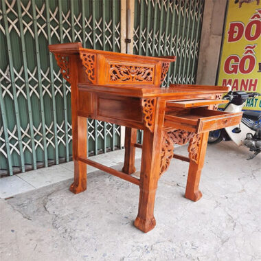 Bàn thờ 2 tầng gỗ tràm 88cm x 1m34