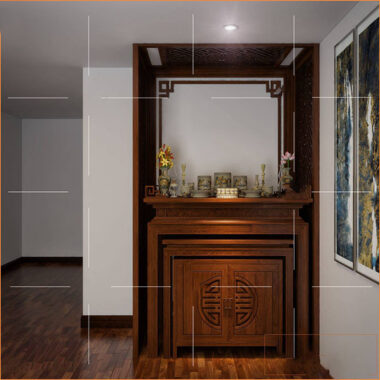 Bàn Thờ Gỗ Gụ BT 05 - Nét Đẹp Tâm Linh Người Việt