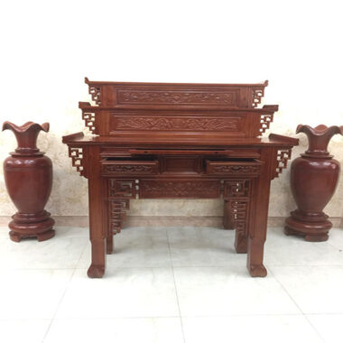 Bàn thờ gỗ tràm cao cấp BT076