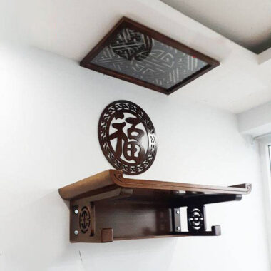 Bàn Thờ Treo Tường Gỗ Gụ TT 01