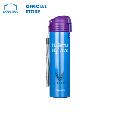 Bình giữ nhiệt cao cấp Lock&Lock 300ml Grace Vacuum LHC3208B – xanh dương in logo Vinfast