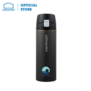 Bình giữ nhiệt Lock&Lock Colorful 330ml LHC3221BLK (Đen) in logo oceanbank