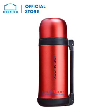 Bình giữ nhiệt Lock&Lock Soft Handle LHC1417RED 500ml Màu đỏ in logo Mobiphone