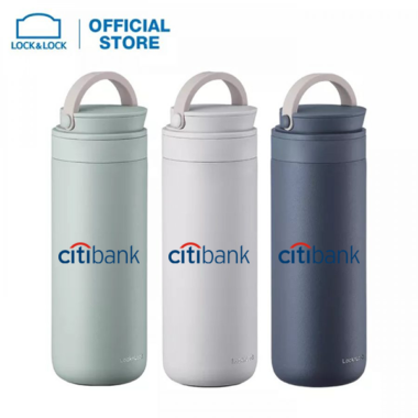 Bình giữ nhiệt LocknLock Metro Two Way LHC4274 475ml in logo Citybank
