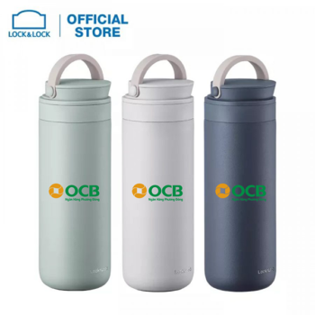 Bình giữ nhiệt LocknLock Metro Two Way LHC4274 475ml in logo OCB MK