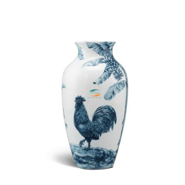 Bình hoa 27x14.5cm Hạnh Phúc Cobalt (112776445) in logo Vietell HG