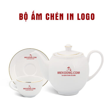 Ấm Chén In Logo
