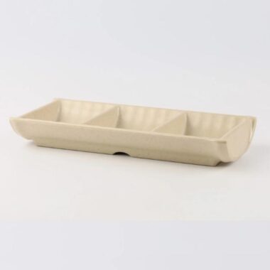 Dĩa Tương Nhám 3 Ngăn 7.5" | DV036-7.5 Green Stone