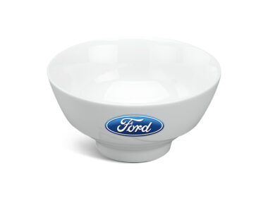 Chén Sứ Ăn Cơm Minh Long quà tặng Loa Kèn – Trắng In Logo quà tặng Ford HG