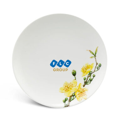 Dĩa lót chén 15.5 cm – Daisy IFP – Hoàng Mai in logo FLC