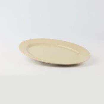 Dĩa Oval Melamine Màu Nâu Đá PV031-8 Superware Melamine