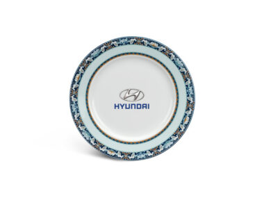 Đĩa Sứ Trắng Minh Long Jasmine – Phước Lộc Thọ In Logo HUYNDAI