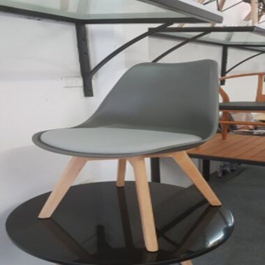 Ghế cafe nhựa GCF01 màu ghi