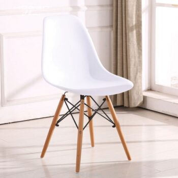 Ghế Eames nhựa chân gỗ 2838 MK