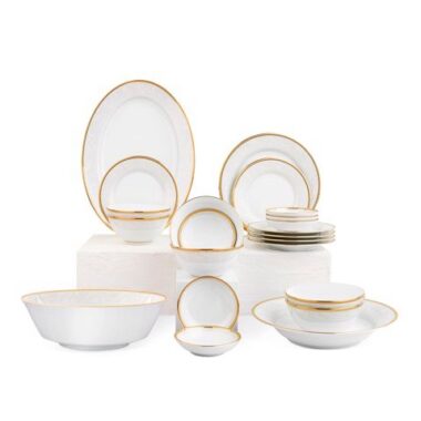 Bộ bàn ăn Châu Á cơ bản 22 món Flanders Gold 1714