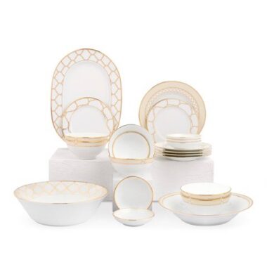 Bộ bàn ăn Châu Á cơ bản 22 món Eternal Palace Gold