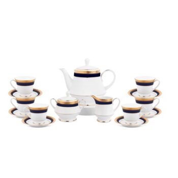 Bộ bàn trà  coffee 15 món Crestwood Cobalt Gold 4171L