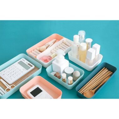 Khay nhựa đựng đồ chia ngăn kéo tủ tiết kiệm không gian trong nhà