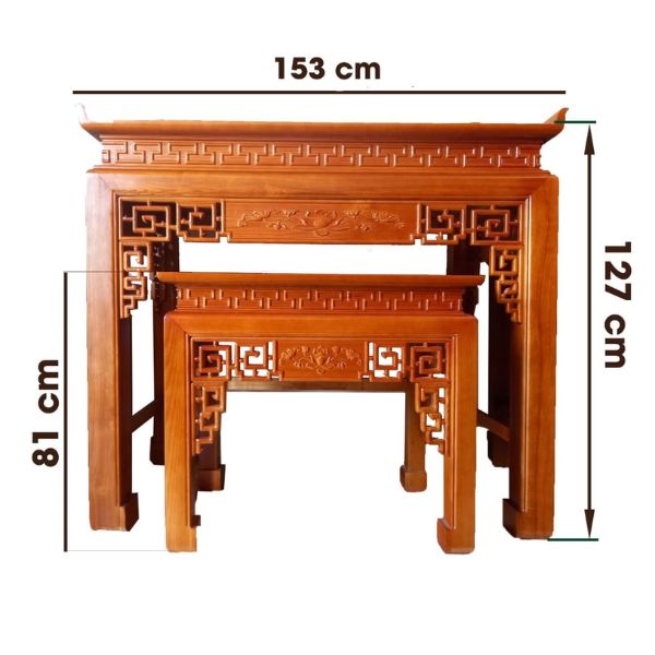 Kích thước bàn thờ phật chuẩn phong thủy