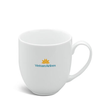 Ly sứ Minh Long quà tặng Camellia Trắng 0.4L dùng để uống trà In Logo quà tặng Vietnam airlines HG