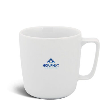 Ly sứ Minh Long Jasmine Trắng 0.38L dùng để uống trà in logo Hòa Phát  HG