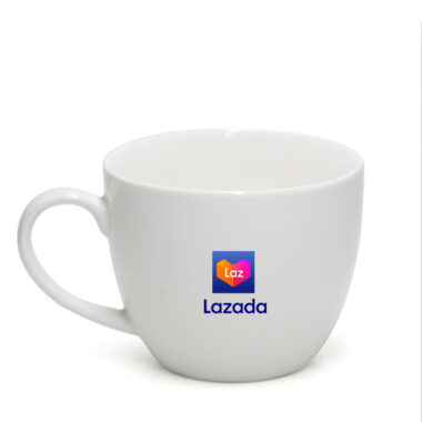 Ly sứ trắng TCT 1007 in logo Lazada HG