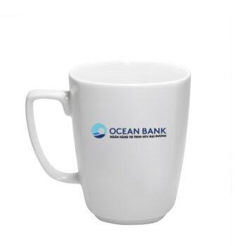 Ly sứ trắng TCT 1024 In Logo quà tặng Oceanbank HG