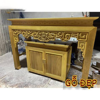Mẫu Án Gian Thờ - BT 95 - Gỗ Mít