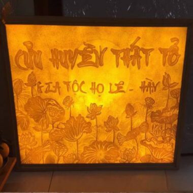 Mẫu Tranh Trúc Chỉ Cửu Huyền Thất Tổ