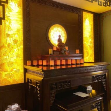 Mẫu Tranh Trúc Chỉ Phòng Thờ - TC 12