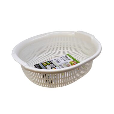 Rổ nhựa fresh màu trắng 5.3L